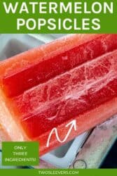 watermelon popsicles