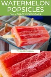 watermelon popsicles