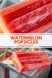 watermelon popsicles