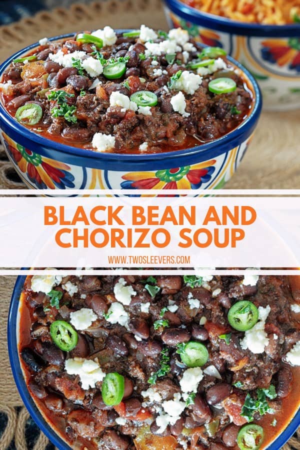 Instant Pot Black Beans And Chorizo Soup | Cuban Black Beans