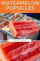 watermelon popsicles