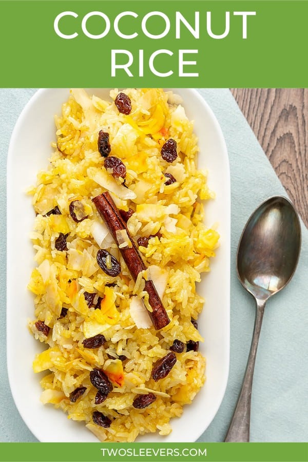 Sweet Coconut Rice Recipe Instant Pot Narali Bhat TwoSleevers