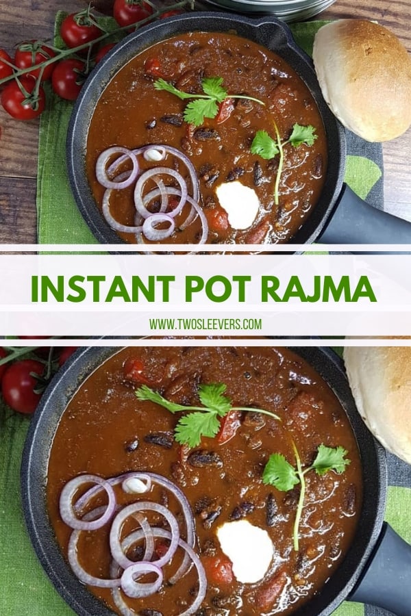 Instant Pot Rajma | Indian Kidney Bean Curry Recipe
