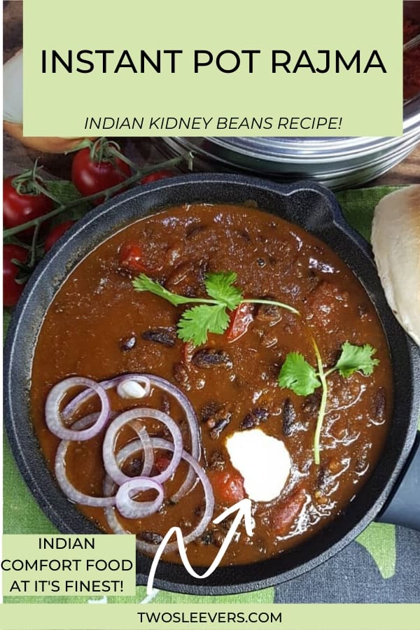 Instant Pot Rajma | Indian Kidney Bean Curry Recipe