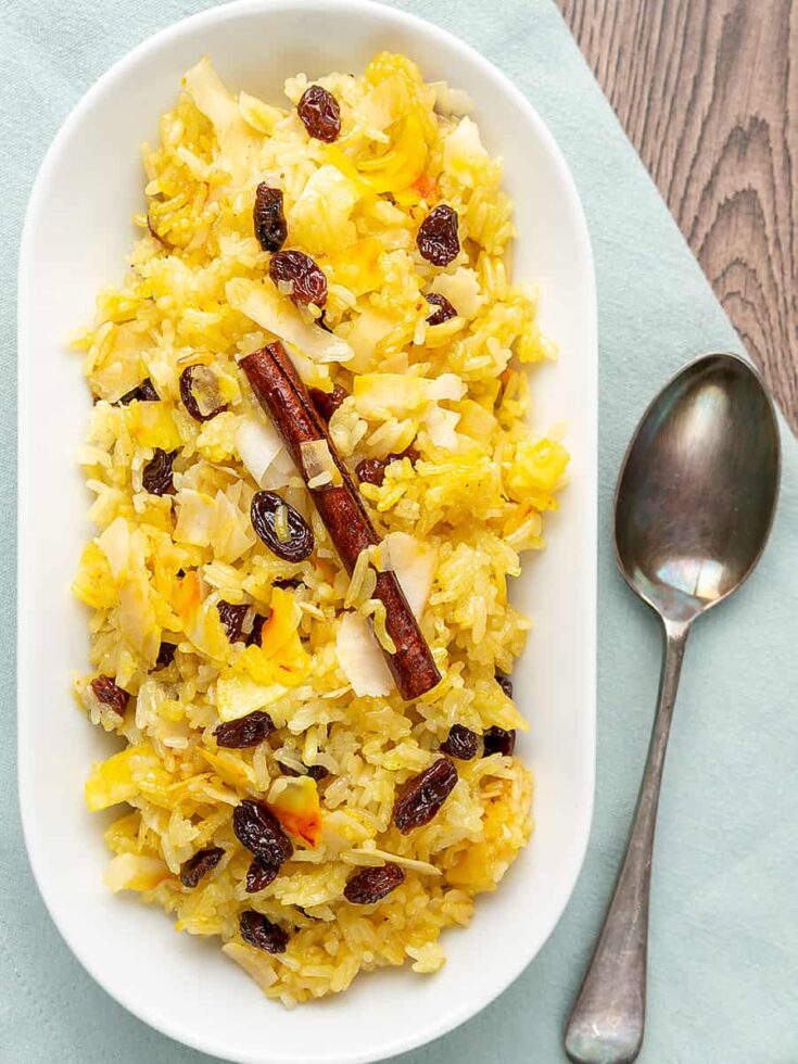 Image for Sweet Coconut Rice Recipe | Instant Pot Narali Bhat