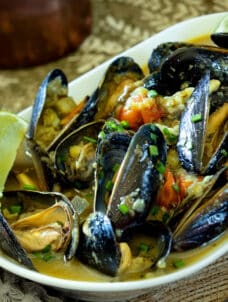 Thai Green Curry Mussels | Easy Seafood Dinner