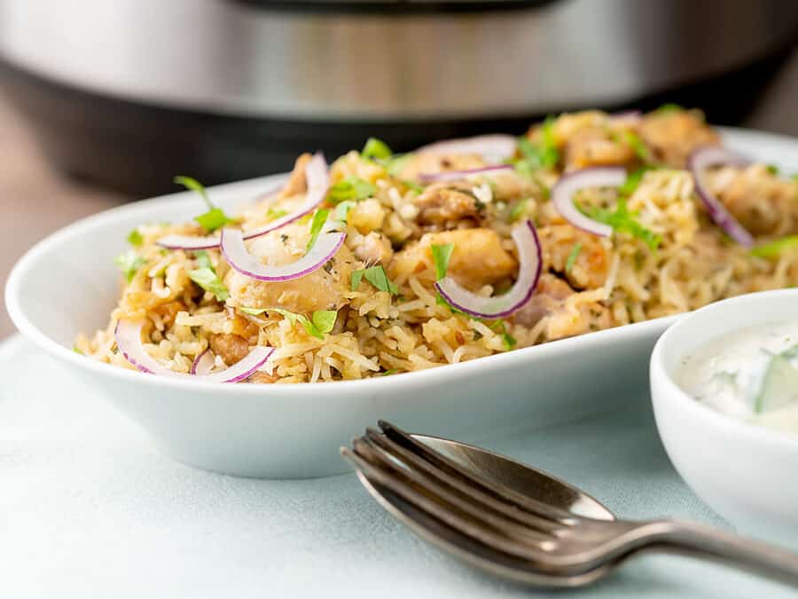 Cooking biryani discount in instant pot