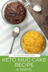 Keto Mug Cakes - 4 Ways (Cinnamon, Chocolate, Almond Berry, & Peanut ...