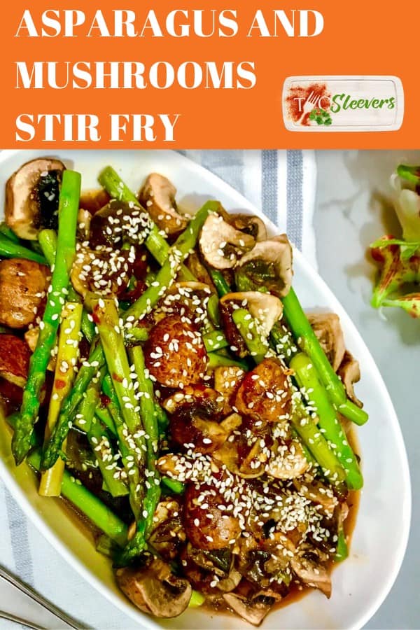 Asparagus and Mushrooms Stir Fry | Keto Stir Fry Recipe