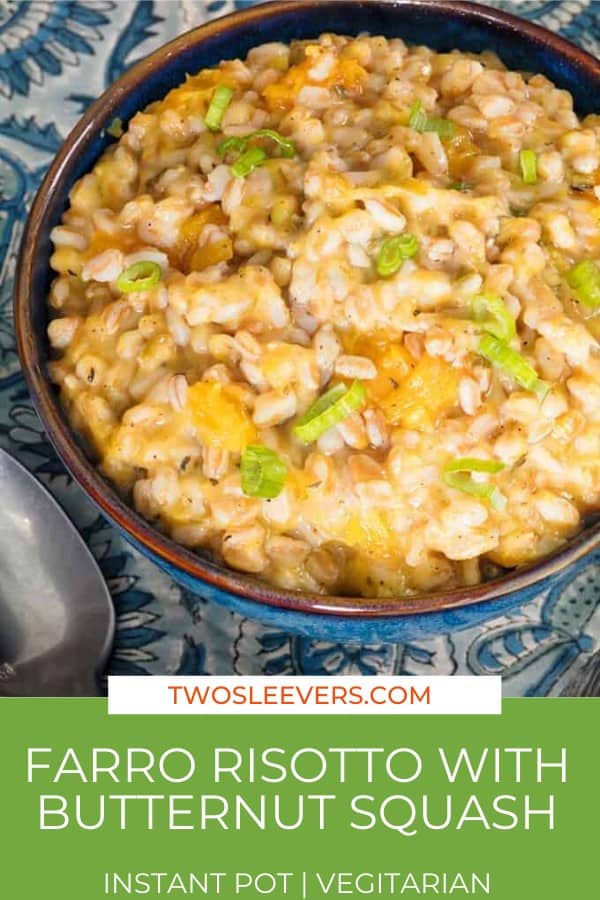 Farro Risotto With Butternut Squash Farro Instant Pot Recipe