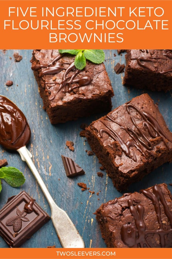 Five Ingredient Keto Flourless Chocolate Brownies Keto Brownies