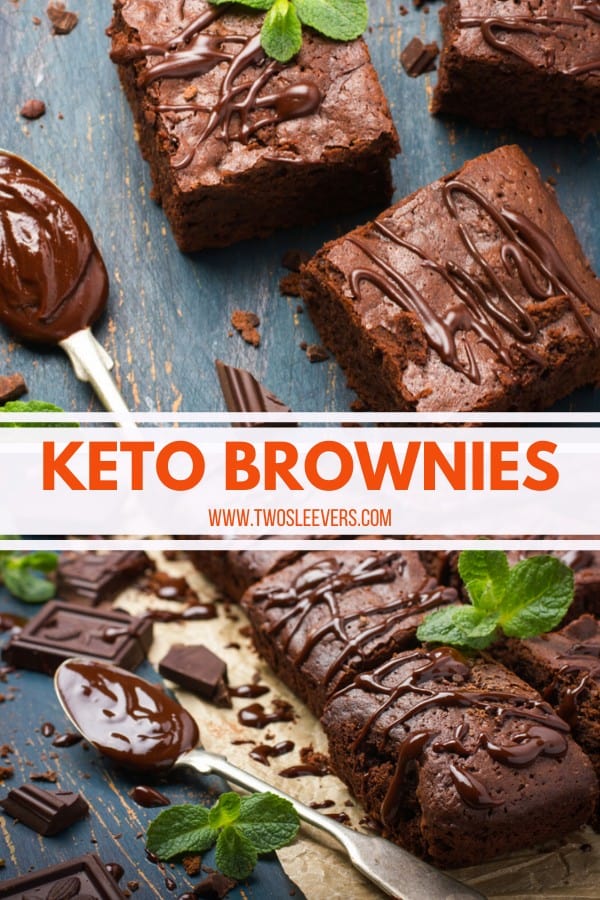 Five Ingredient Keto Flourless Chocolate Brownies | Keto Brownies