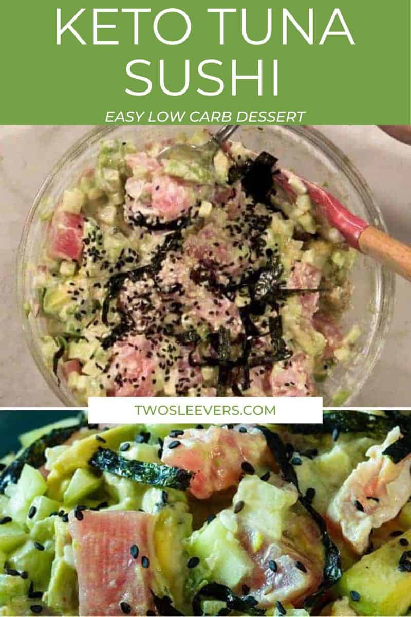 Keto Sushi Deliciously Low Carb Spicy Tuna Salad