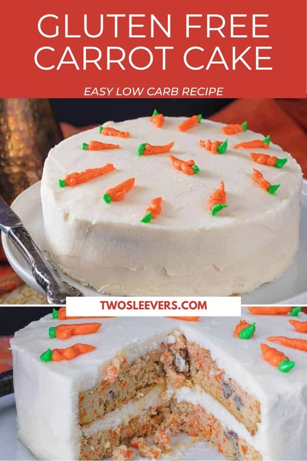Gluten Free Carrot Cake | Low Carb Carrot Cake Recipe | Moist ...