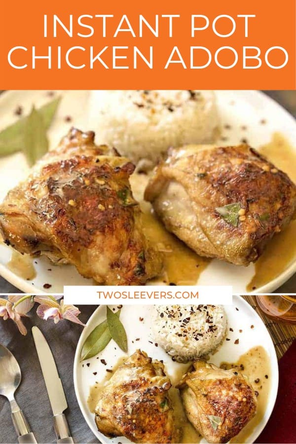 Instant Pot Chicken Adobo Filipino Chicken Adobo