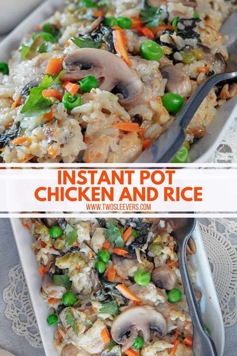 Instant Pot Chicken and Rice Recipe | Easy Instant Pot Chicken and Rice