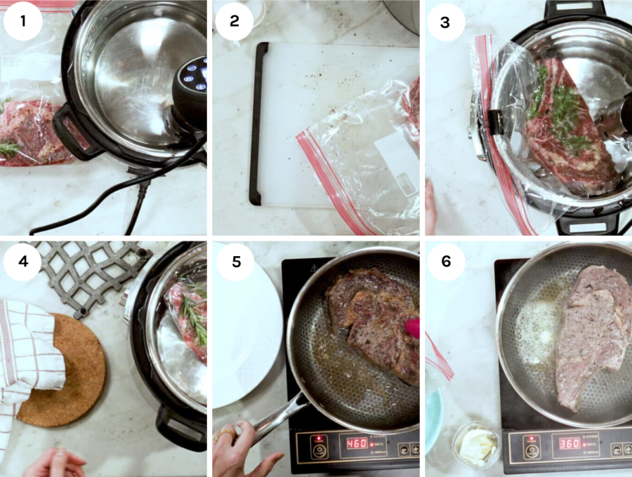 How to cook an ostrich steak sous vide in the Instant Pot & a tagliata  recipe