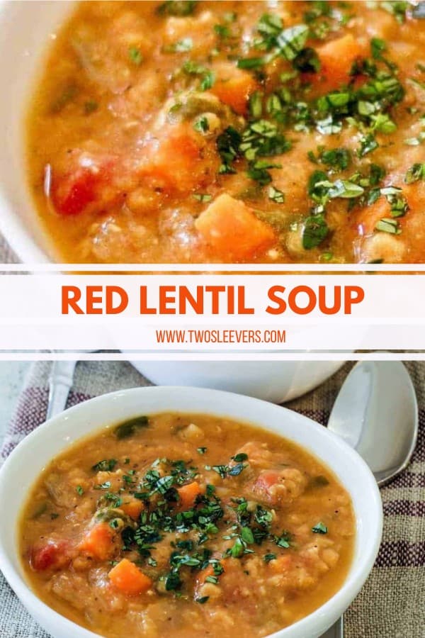 Red Lentil Soup Recipe | Stovetop or Instant Pot recipe!