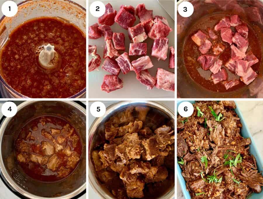 Step by step instructions on how to make Beef Barbacoa in your Instant Pot.