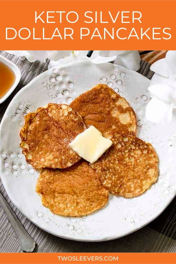 The BEST Keto Silver Dollar Pancakes | An Easy Keto Breakfast