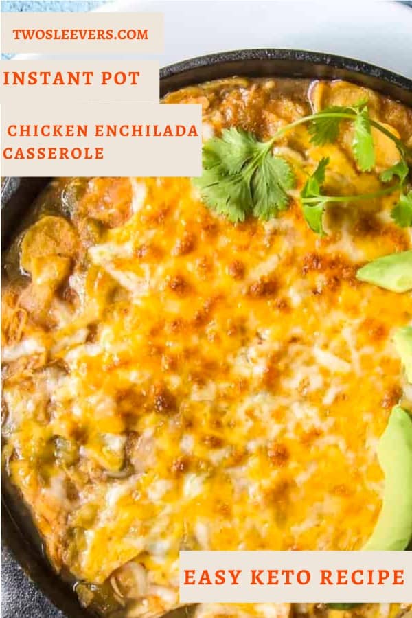 Instant Pot Enchiladas Chicken Enchilada Casserole