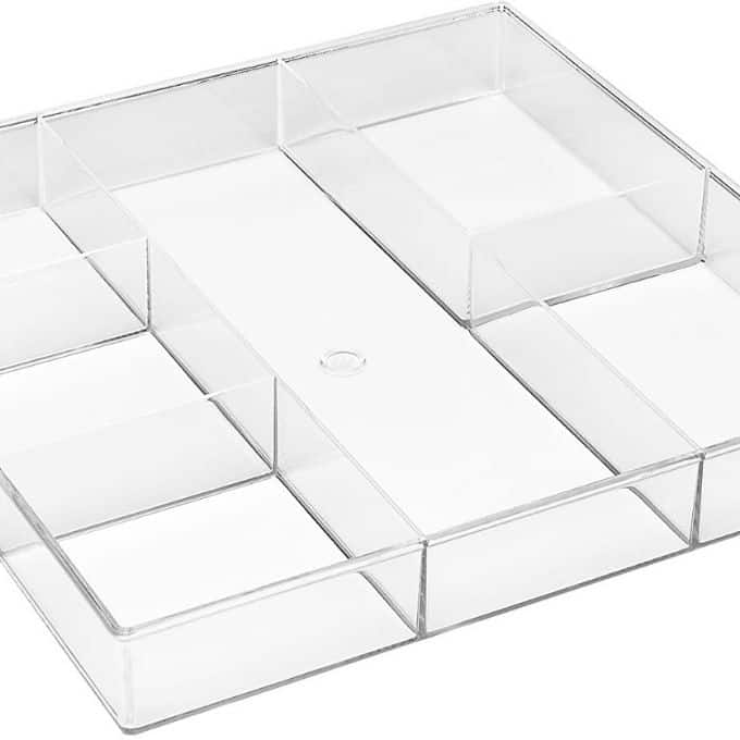 plastic divider tray