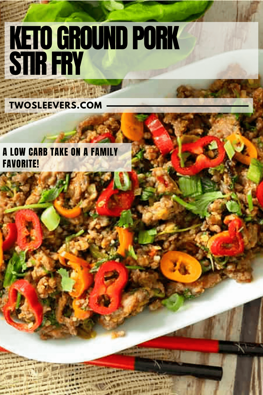 Pork Stir Fry | Easy Keto Stir Fry Recipe | TwoSleevers