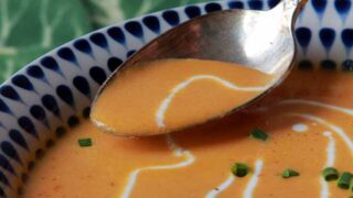Image for Creamy Carrot Coconut Soup [Low Carb & Keto]