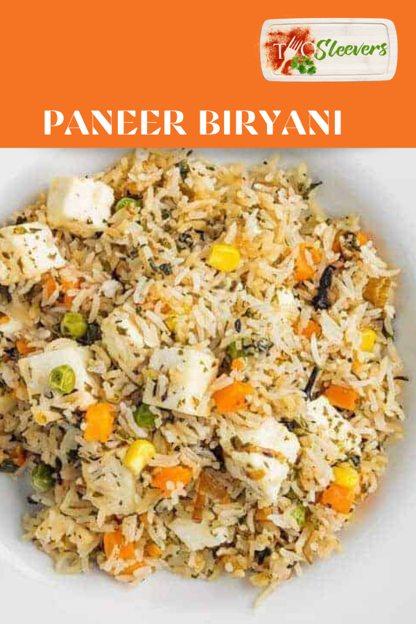 Instant Pot Vegetarian Paneer Biryani | TwoSleevers