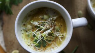 Image for Curried Cauliflower Pumpkin Soup
