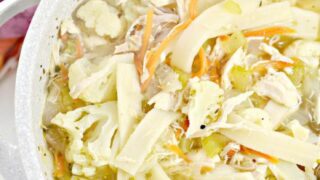 Image for Keto Chicken Noodle Soup - Best Low Carb Soup Recipe