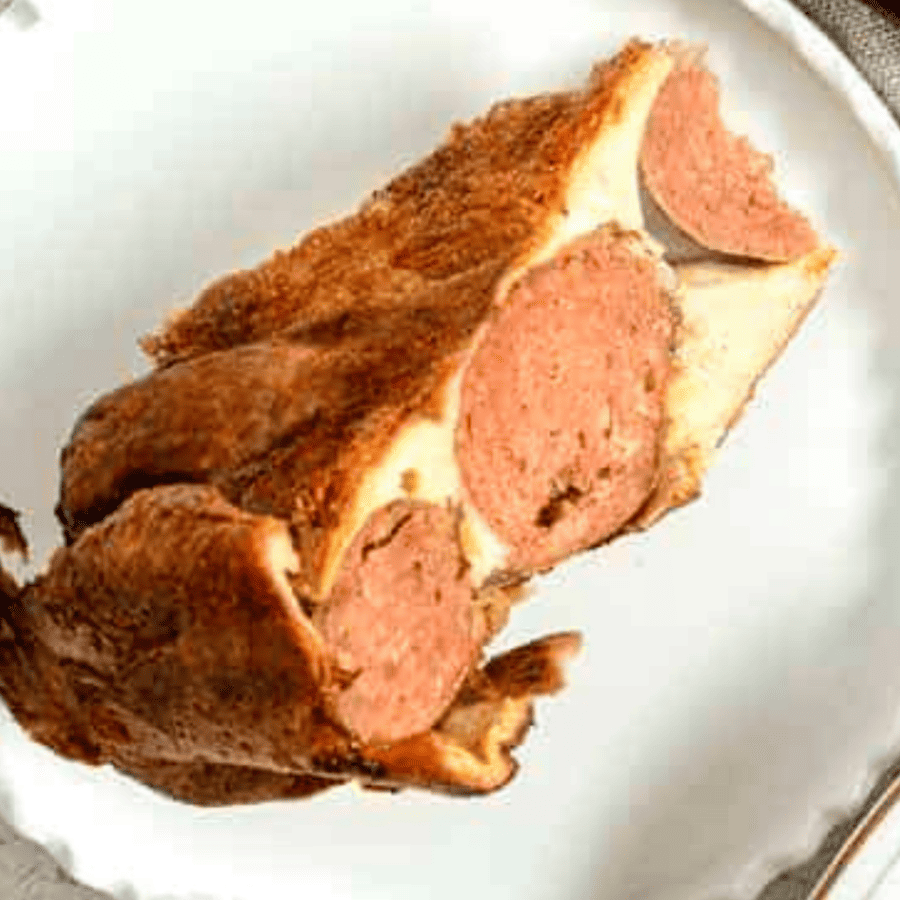 Close up image of Air Fryer Toad In The Hole