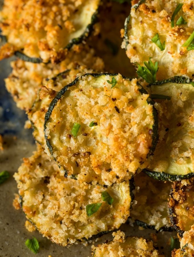 Air Fryer Zucchini Vertical