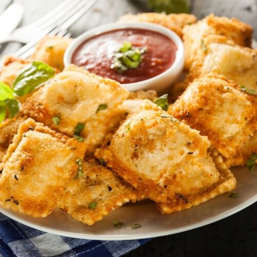 Air Fryer Ravioli | Easy Toasted Ravioli In Your Air Fryer - TwoSleevers