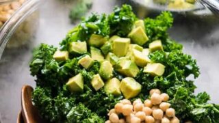 Image for Lemony Kale Salad with Chickpeas & Avocado