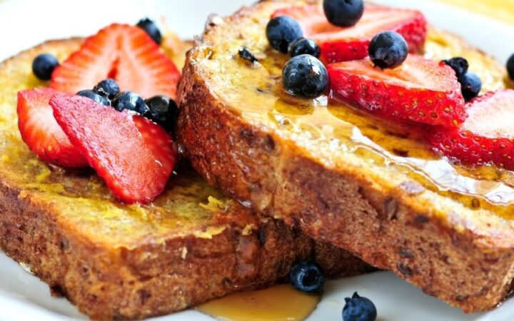 Air Fryer French Toast with Fruit