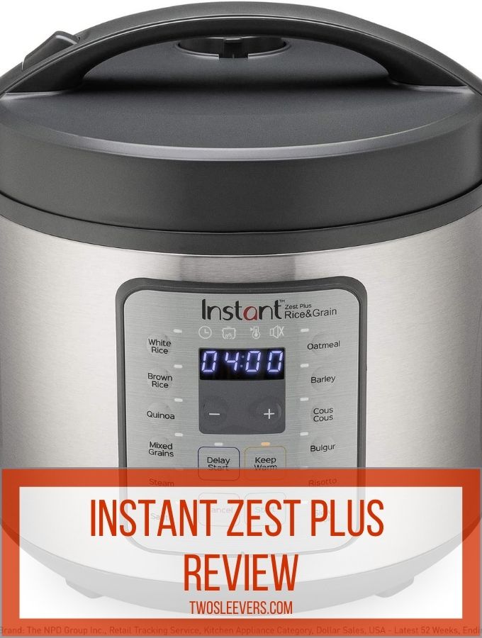 Instant Zest Plus Review  20 Cup Instant Pot Rice Cooker + Video