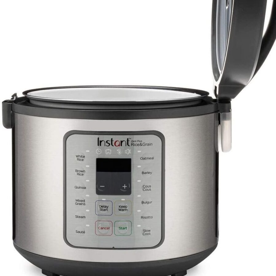 Instant Pot Zest 8 Cup One Touch Rice Cooker, From the Makers of Instant  Pot, Steamer, Cooks Rice, Grains, Quinoa and Oatmeal, 8-cup cooked/4-cup