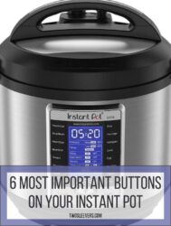 6 most important buttons on your instant pot graphic