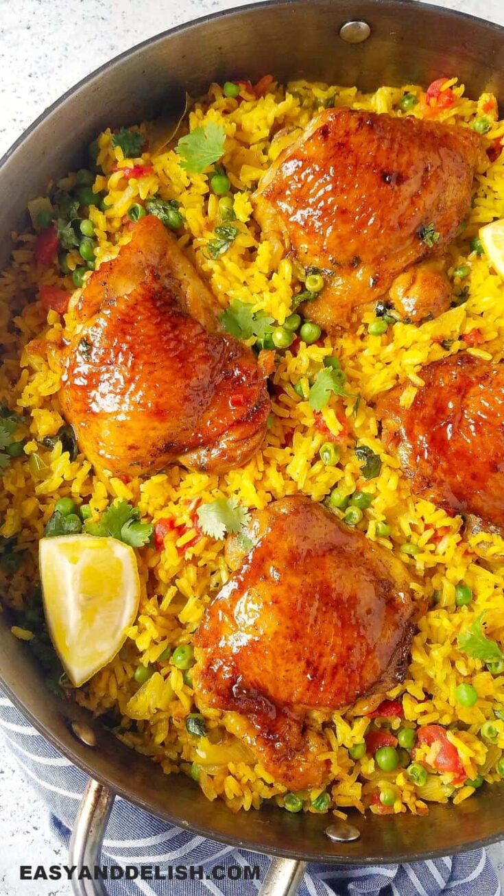 Image for One Pot Saffron Rice and Chicken (Galinhada)