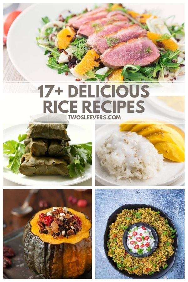 Rice Recipes collage