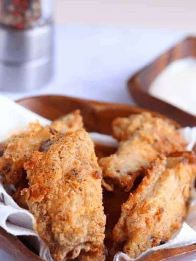 Air Fryer Breaded Chicken Wings - Two Sleevers