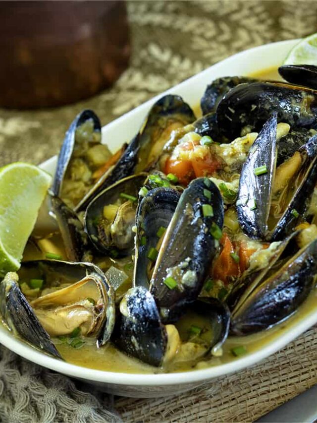 Thai Green Curry Mussels TwoSleevers