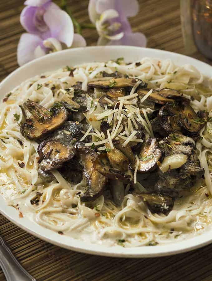 Mushroom Pasta | Vegetarian Pasta Recipe