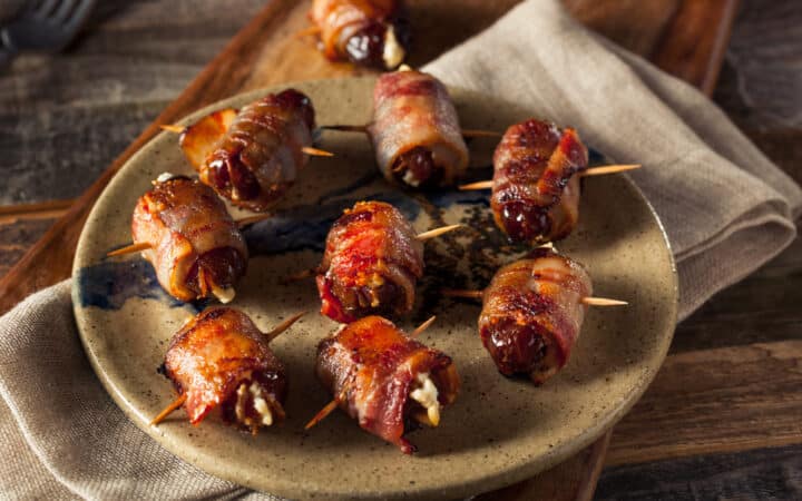 Bacon Wrapped Dates