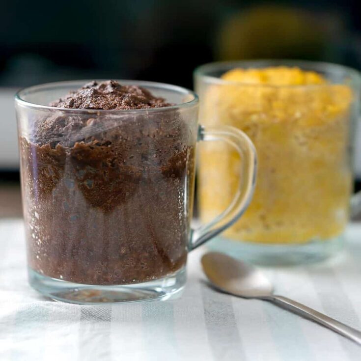 Image for Keto Mug Cake Recipe | Low Carb Mug Cakes 4 Ways