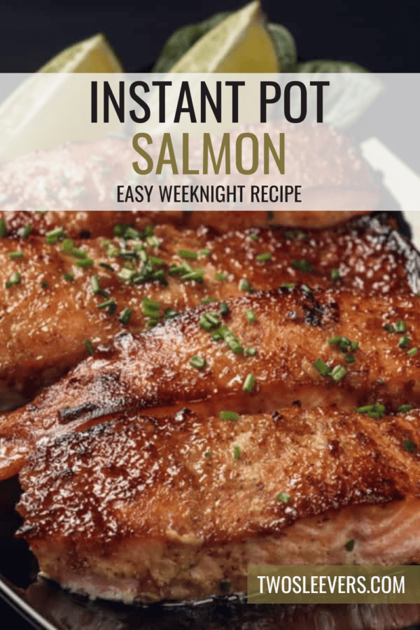 Instant Pot Salmon Pin with text overlay