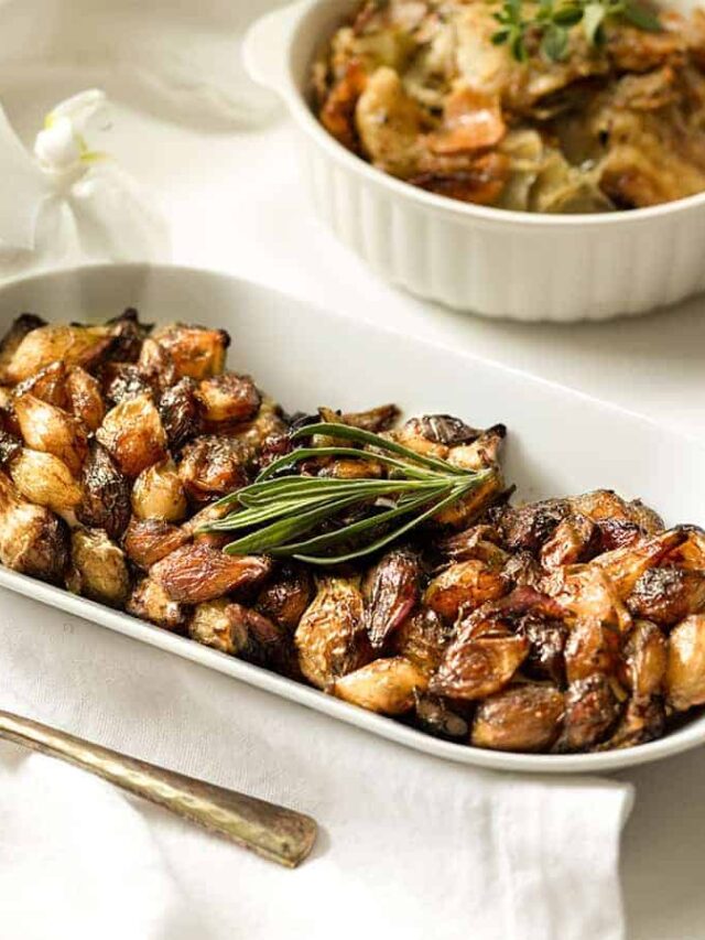 Air Fryer Roasted Pearl Onions TwoSleevers