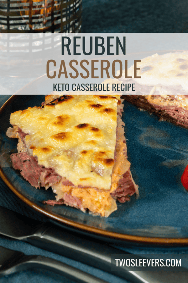 Keto Casserole Pin with text overlay