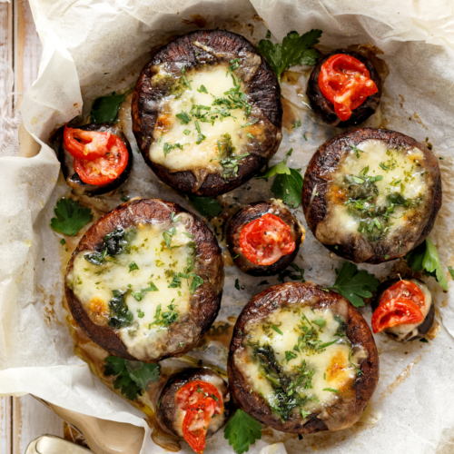 Air Fryer Stuffed Mushrooms | Keto Stuffed Mushroom Recipe